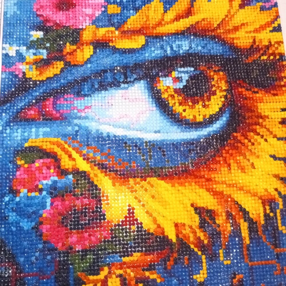 Finished diamond painting